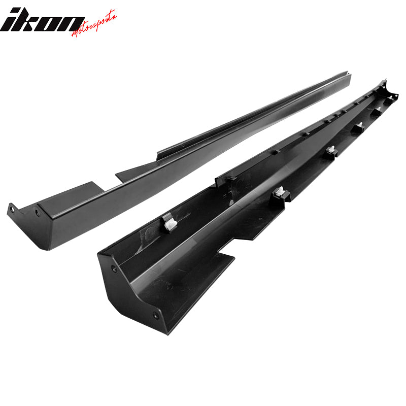 Fits 11-23 Dodge Charger SRT Style Side Skirts Extension Rocker Panels Unpainted