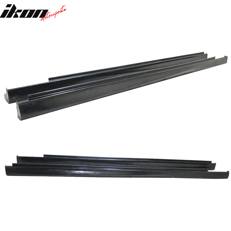 Fits 11-23 Dodge Charger Side Skirts Extension Rocker Panels Pair Unpainted - PU