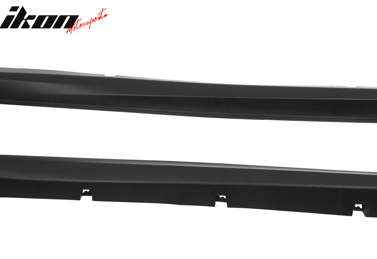 For 11-23 Dodge Charger SRT Style Side Skirts Rocker Panel Splitter Unpainted PP