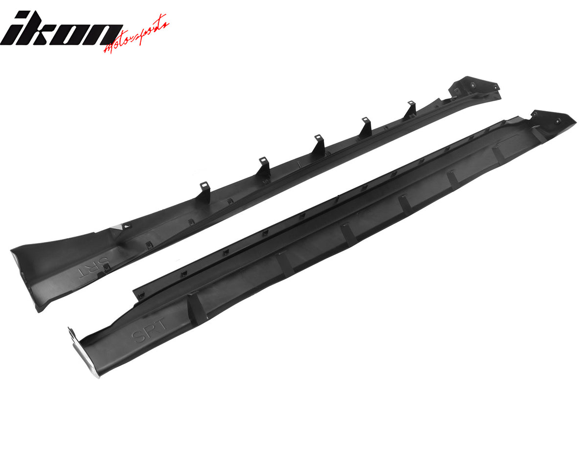 Fits 11-24 Dodge Durango Side Skirts 21+ Hellcat Style Rocker Panel PP Extension