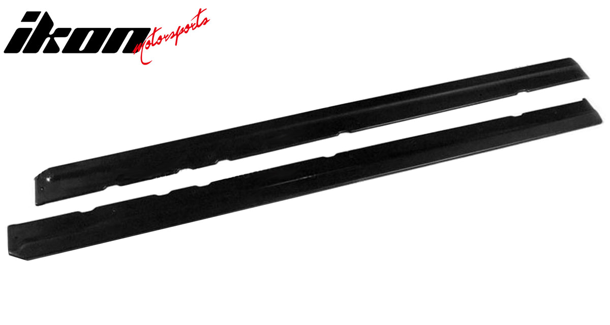 Fits 15-21 Subaru WRX STI CDC Style Black Side Skirts Rocker Panel Extension PU