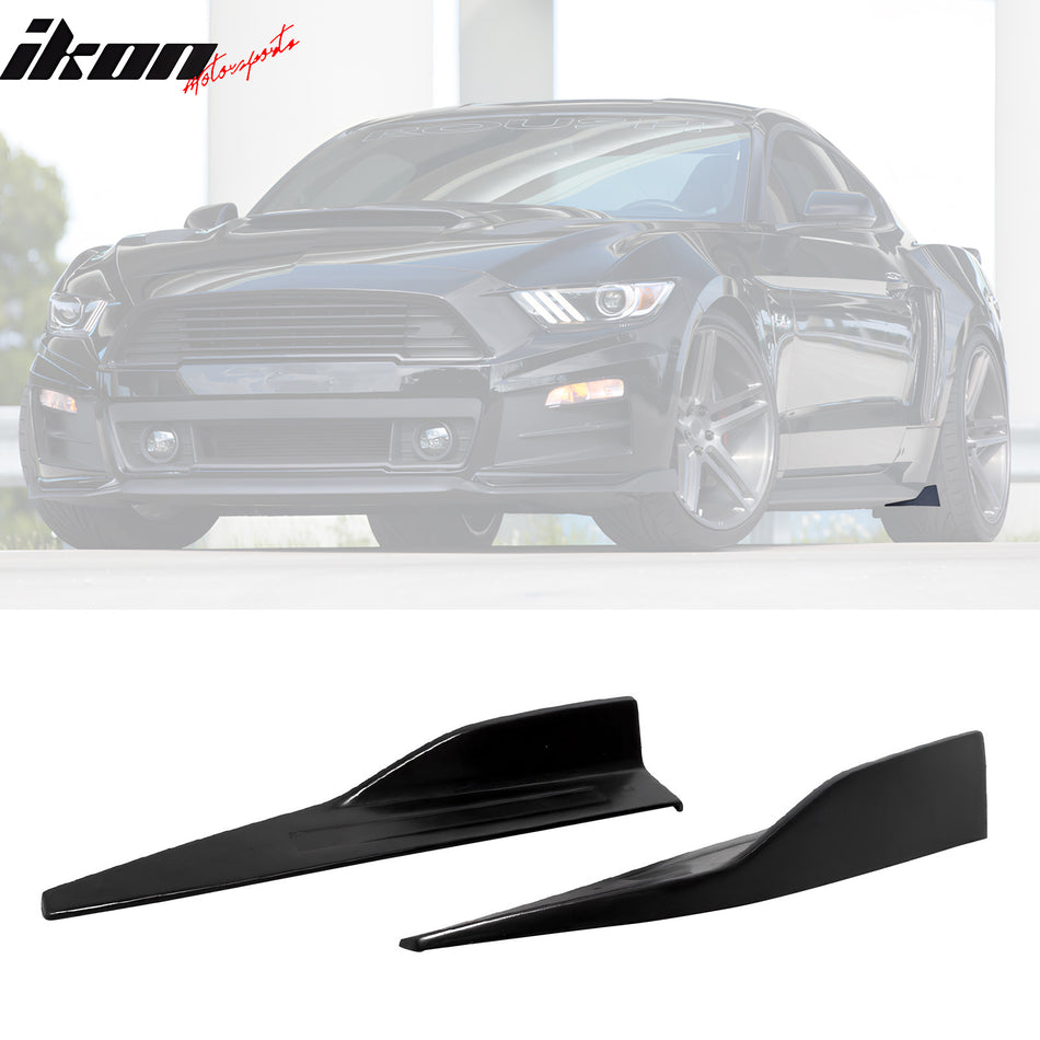 2015-2023 Ford Mustang Coupe & Convertible Side Skirts ROU Style PU