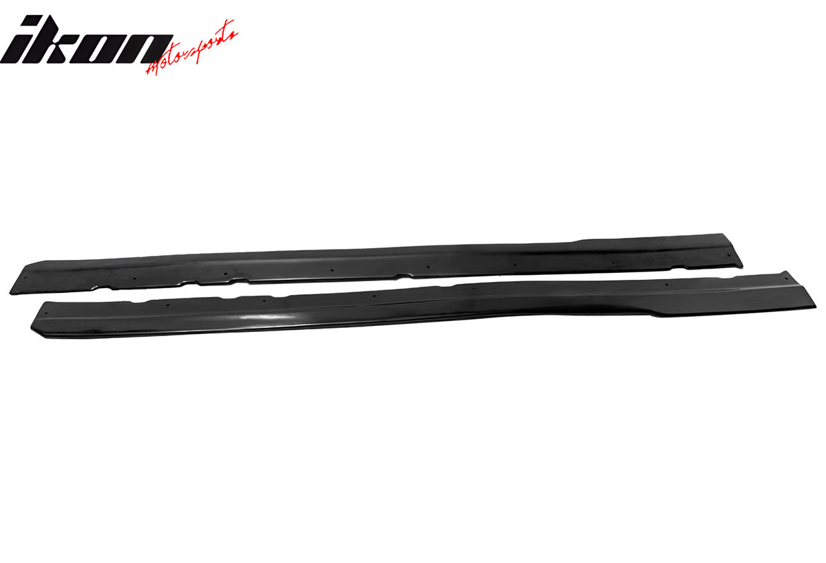 Fits 99-04 Ford Mustang MDA Style Black Side Skirts Rocker Panel Lip Splitter PU