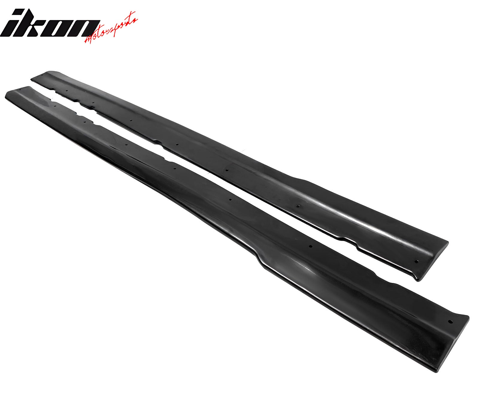 Fits 99-04 Ford Mustang MDA Style Black Side Skirts Rocker Panel Lip Splitter PU