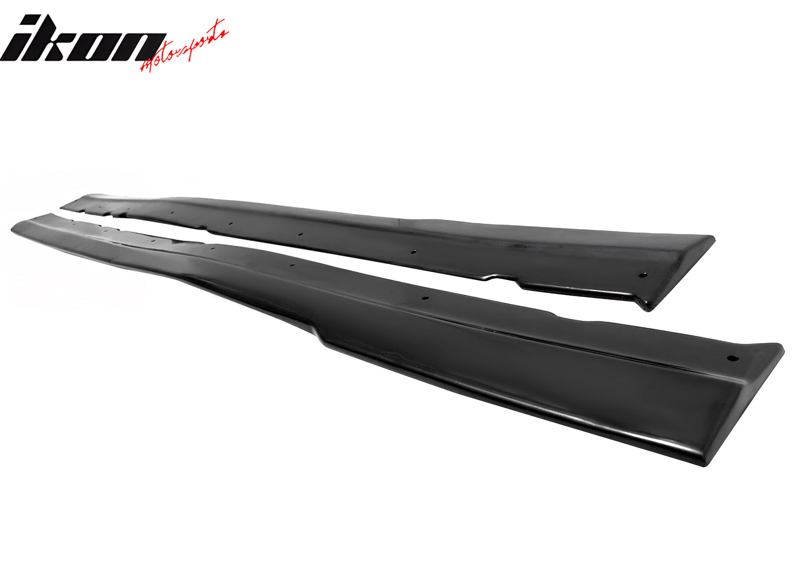 Fits 99-04 Ford Mustang MDA Style Black Side Skirts Rocker Panel Lip Splitter PU