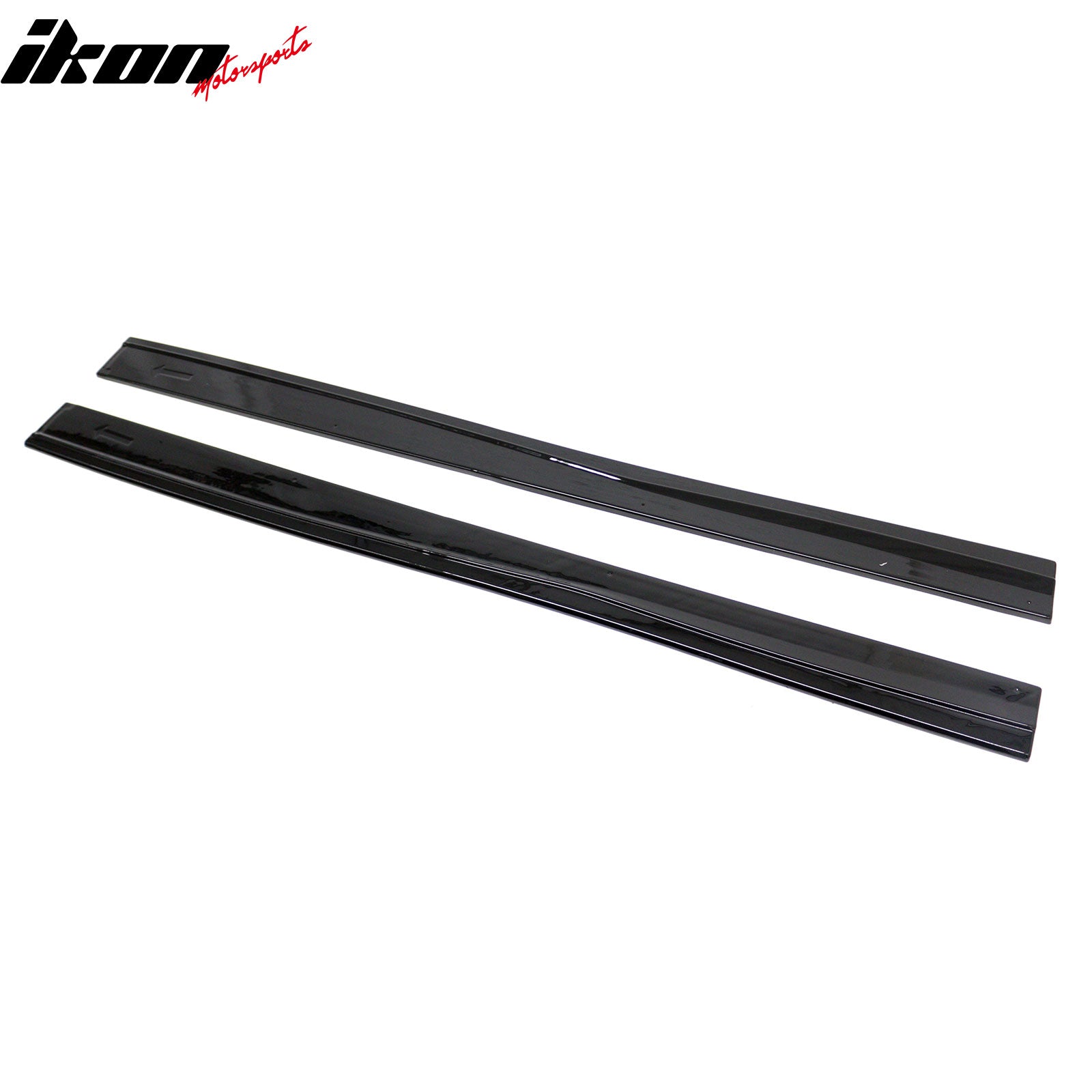 Fits 14-19 Ford Fiesta ST & ST Line IKON Style Side Skirts Extension Gloss Black