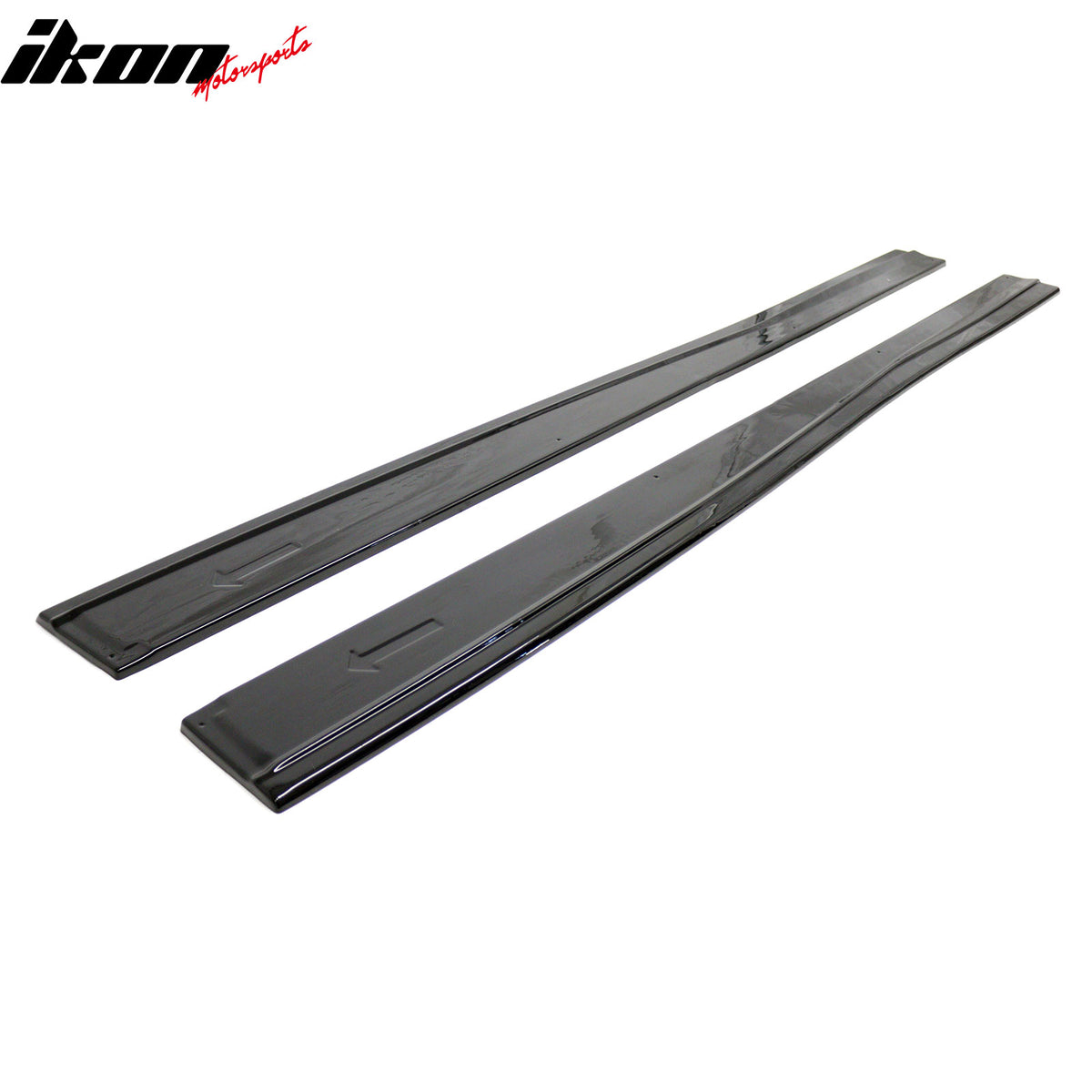 Fits 14-19 Ford Fiesta ST & ST Line IKON Style Side Skirts Extension Gloss Black