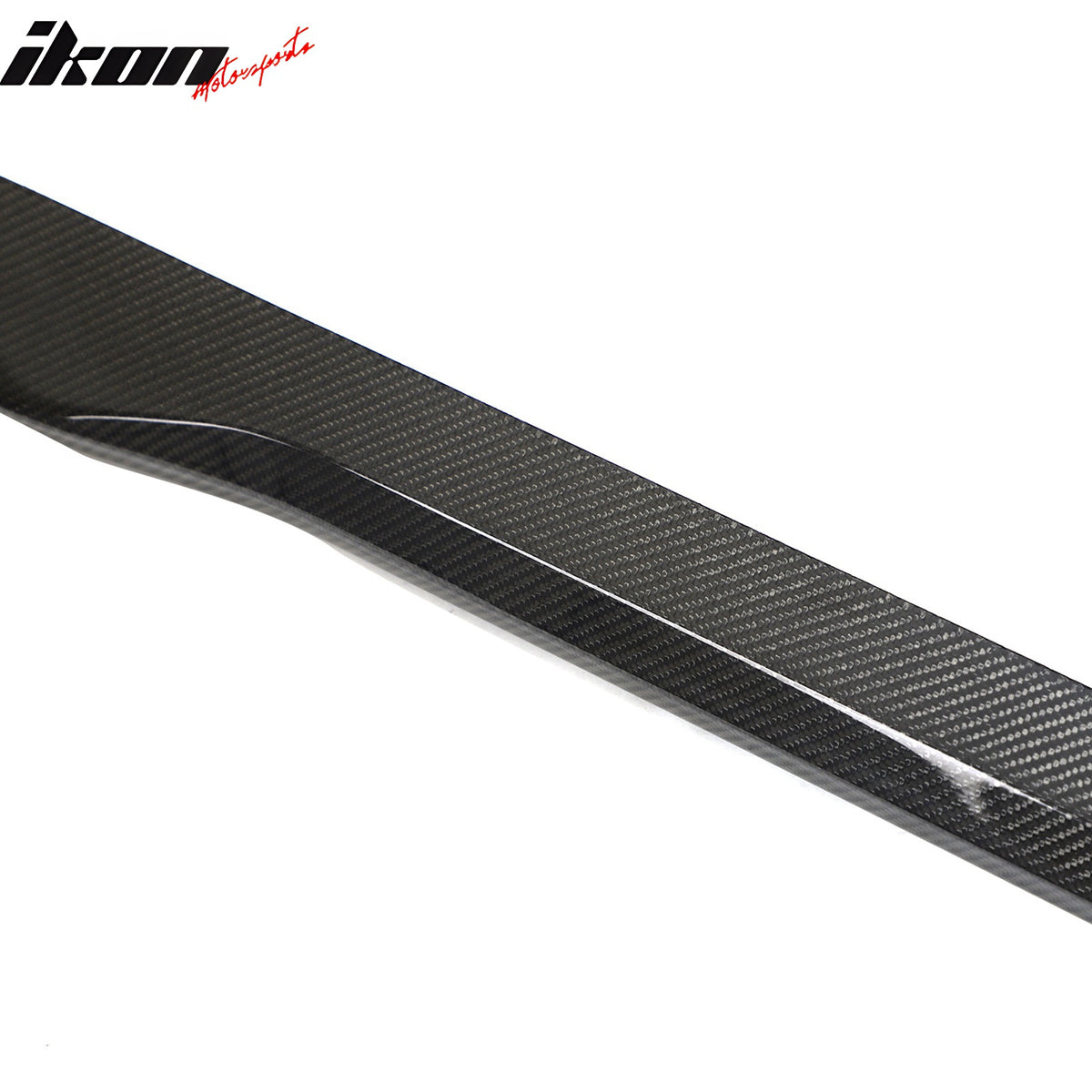 For 24-25 Ford Mustang OE Style Side Skirts Extension Panel Carbon Fiber Overlay