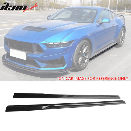Fit 2024-2025 Ford Mustang Side Skirts Extension