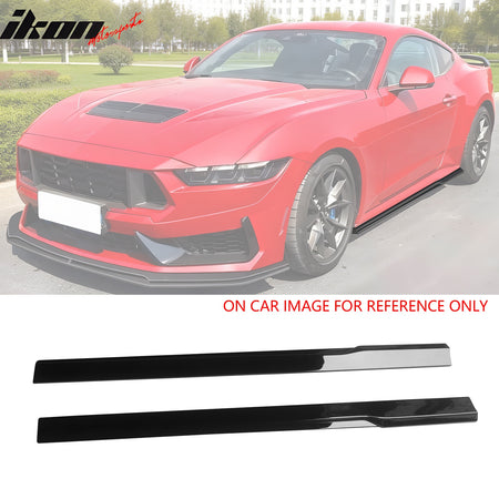 Fit 2024-2025 Ford Mustang Side Skirts Extension