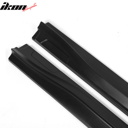 Fits 21-23 Ford Mustang Mach-E Matte Black Side Skirts Extension Rocker Panel PP