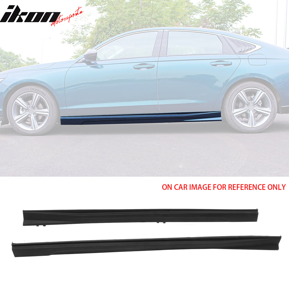 2023-2025 Honda Accord 11th Gen IKON Style Unpainted 2PC Side Skirt PP