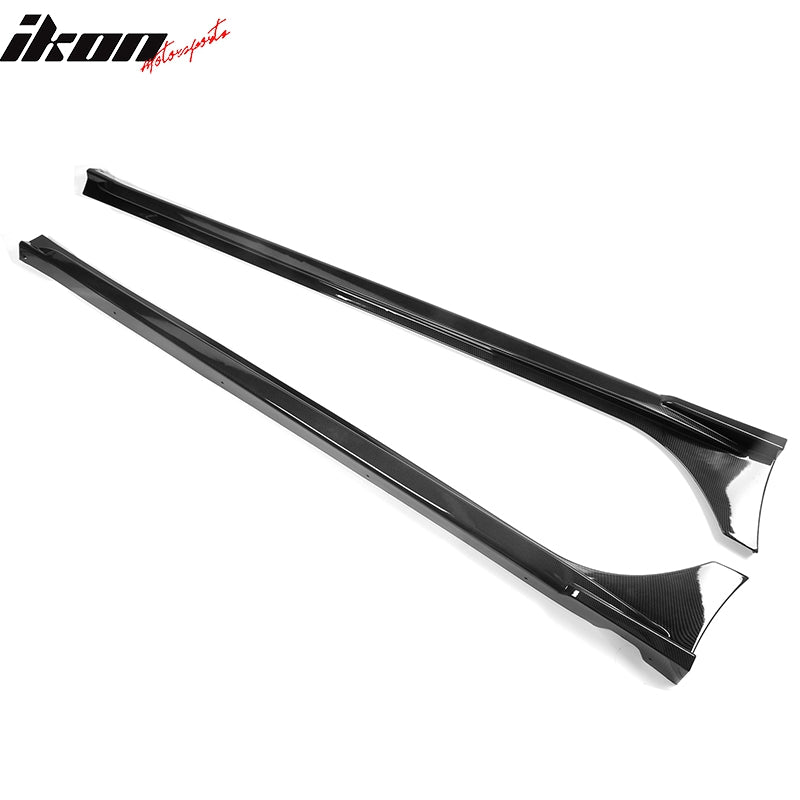 IKON MOTORSPORTS, Side Skirts Compatible With 2022 Honda Civic 11th Gen ...