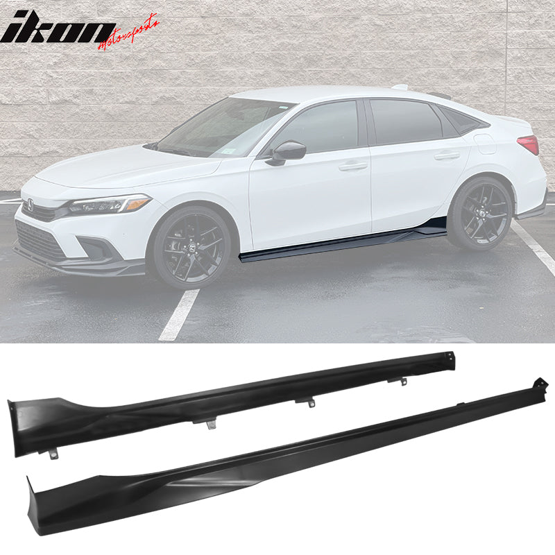2022-2026 Honda Civic 11th Gen Sedan Unpainted Side Skirts PP 2PCS