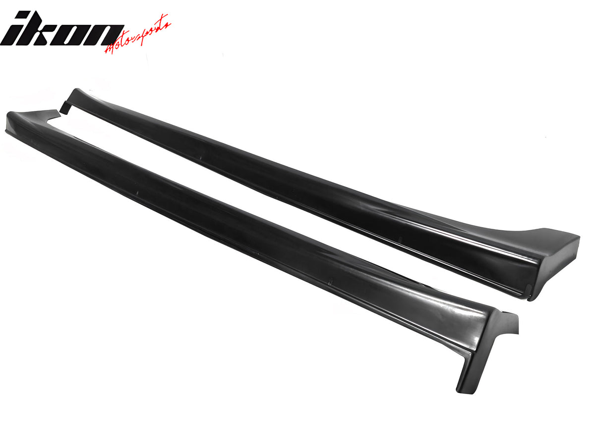 Fits 12-15 Civic Sedan JDM Mugen Side Skirt Rocker Splitters Diffuser Winglet PU