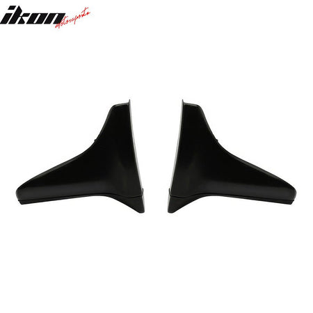 IKON MOTORSPORTS, Side Skirt Caps Compatible with 2000-2009 Honda S2000, OE Factory Style PU Underbody Side Skirt Guard Strakes Spat 4PCS