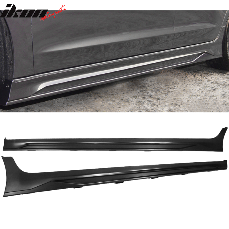2017-2018 Hyundai Elantra SPW Style Unpainted PP Side Skirts Extension