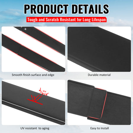 Fits 21-26 Hyundai Elantra N Line IKON Side Skirt Extension Lip ABS Gloss Black
