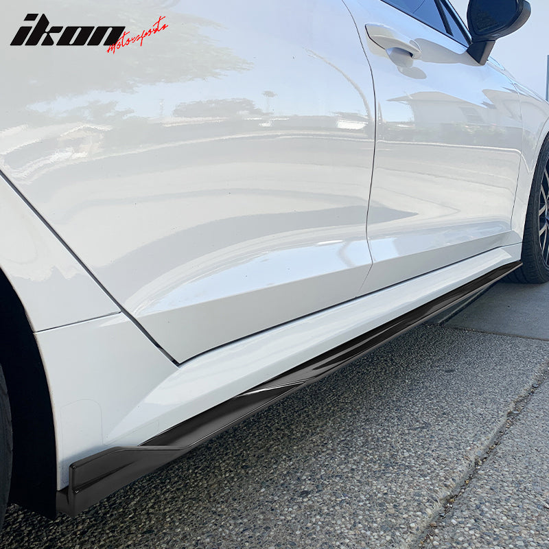 Fits 21-26 Kia K5 Side Skirts Extensions Rocker Panel PP