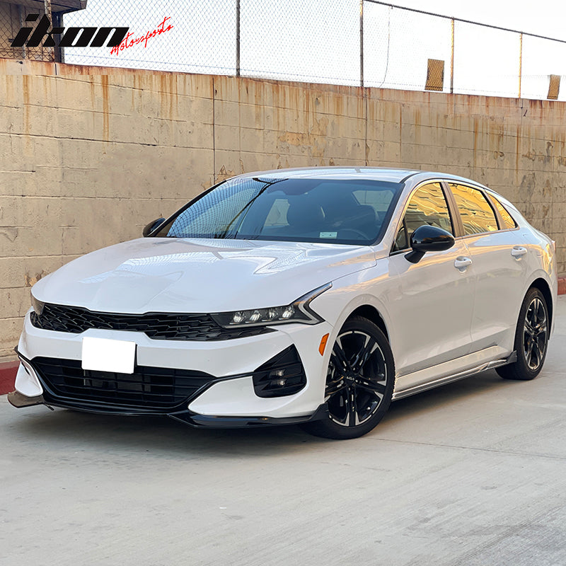 Fits 21-26 Kia K5 Side Skirts Extensions Rocker Panel PP