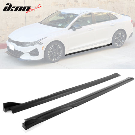 Fits 21-23 Kia K5 Adro Style Side Skirts Extensions Rocker Panel PP