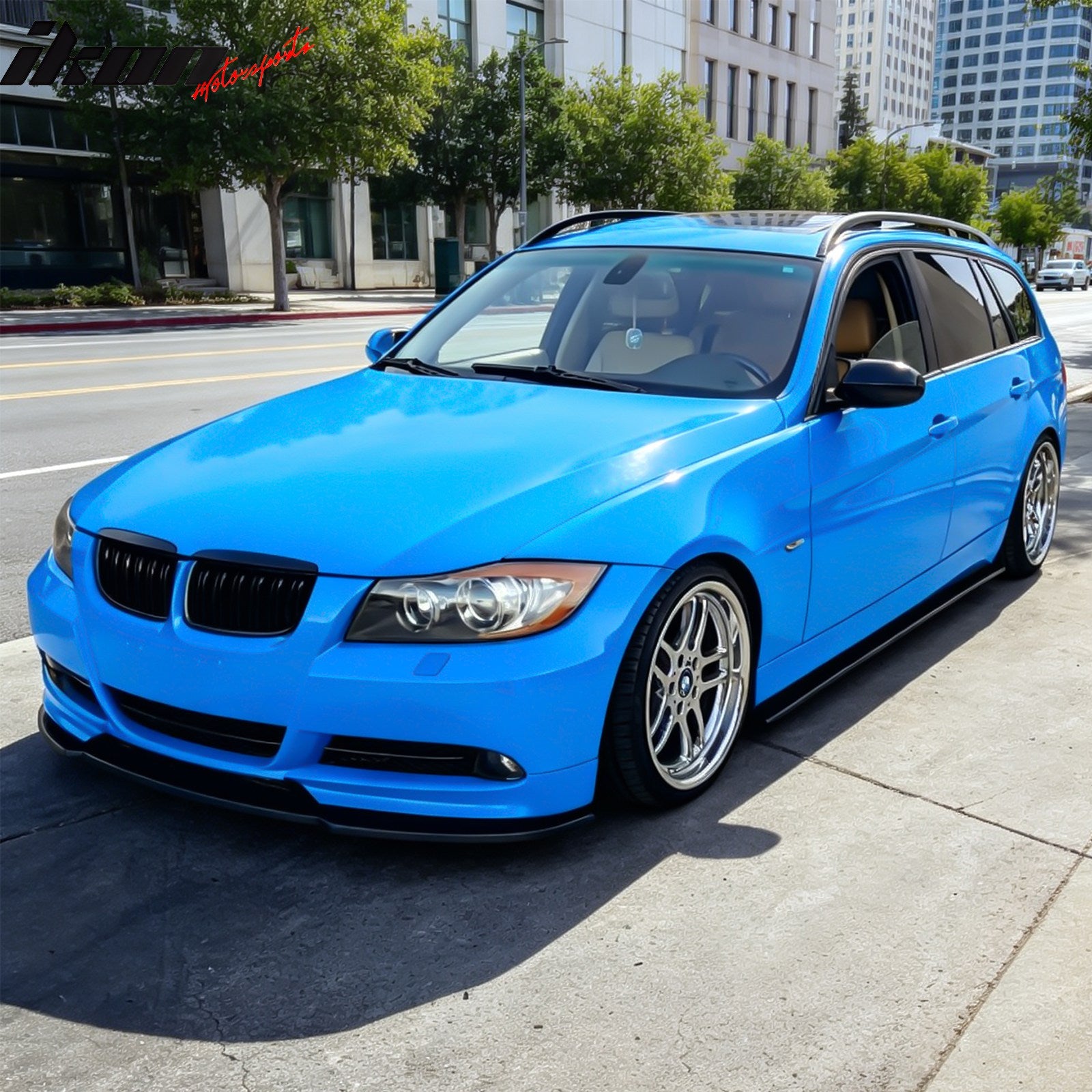 For 07-13 BMW 3-Series E90 E92 E93 M3 UL Side Skirts Bottom Line Panel Lip - PU