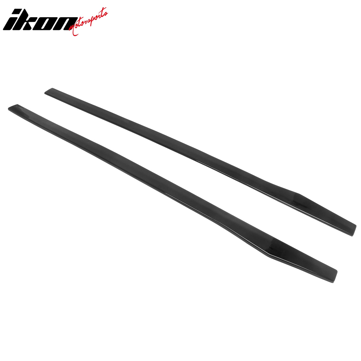 Fits 15-22 Mercedes-Benz C-Class CMT Style Side Skirts Extension Gloss Black ABS