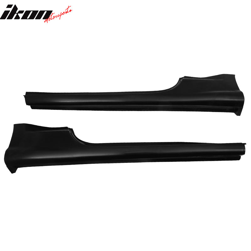 Fits 06-12 Mitsubishi Eclipse OE Style 2PC Side Skirts Extension Rocker Panel PU