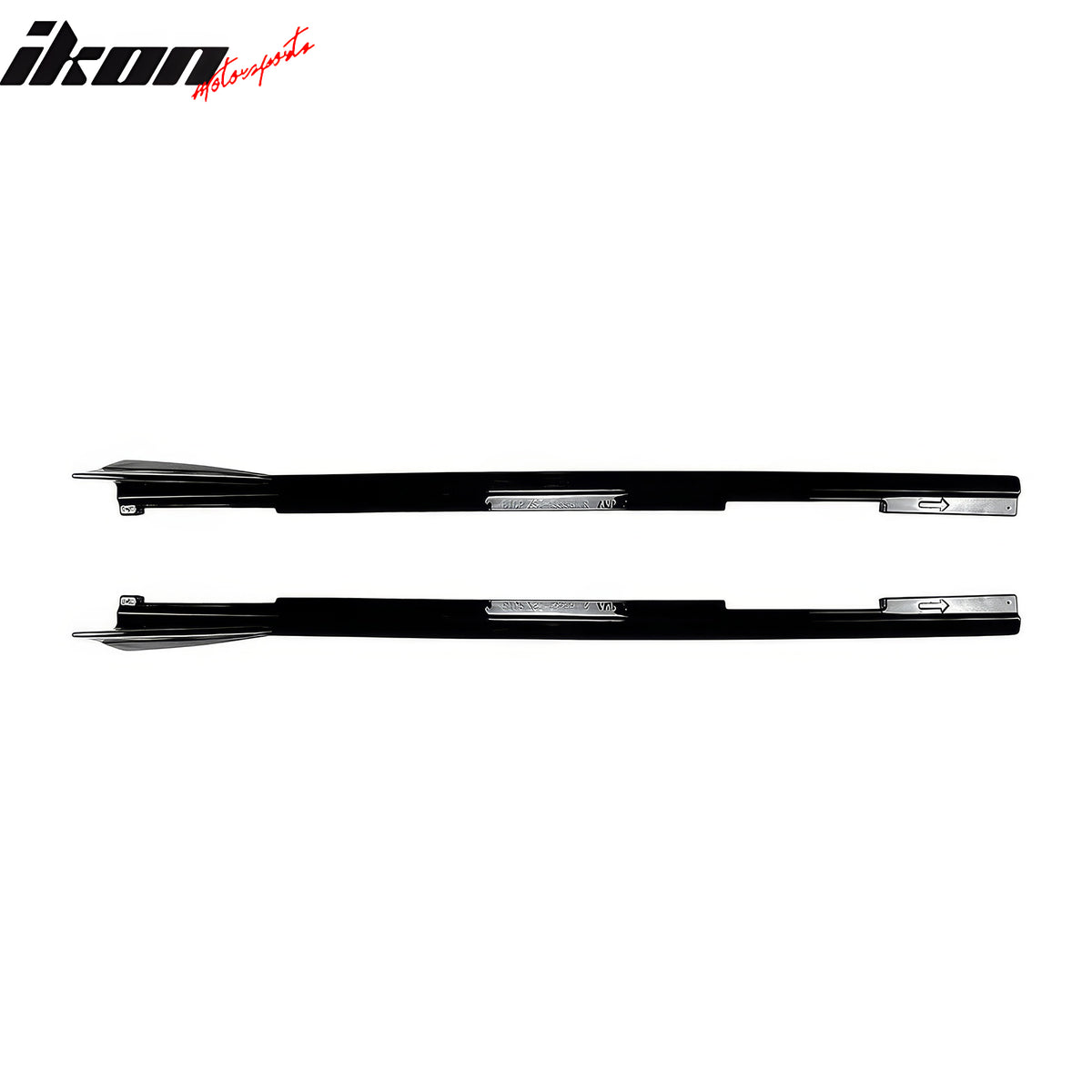 Fits 09-15 Mazda MX-5 Miata IKON Style Side Skirts Gloss Black Rocker Panels ABS