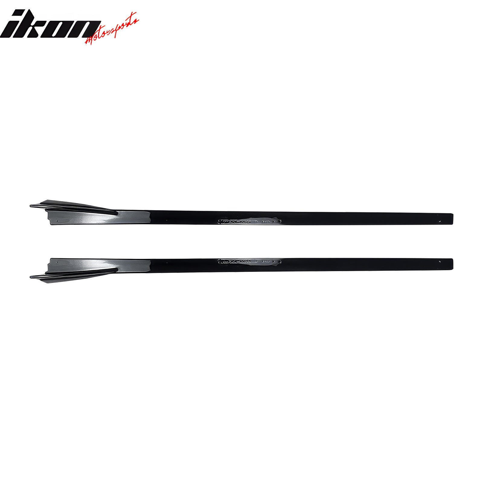 For 16-26 Mazda MX-5 Miata Gloss Black IKON Style Side Skirts Extension ABS Pair
