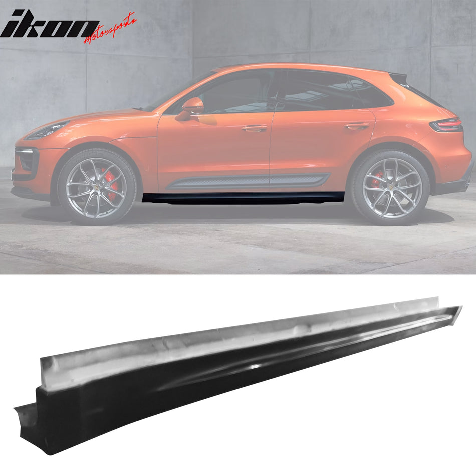 2015-2022 Porsche Macan Sports Style PU Black Side Skirts Spoiler