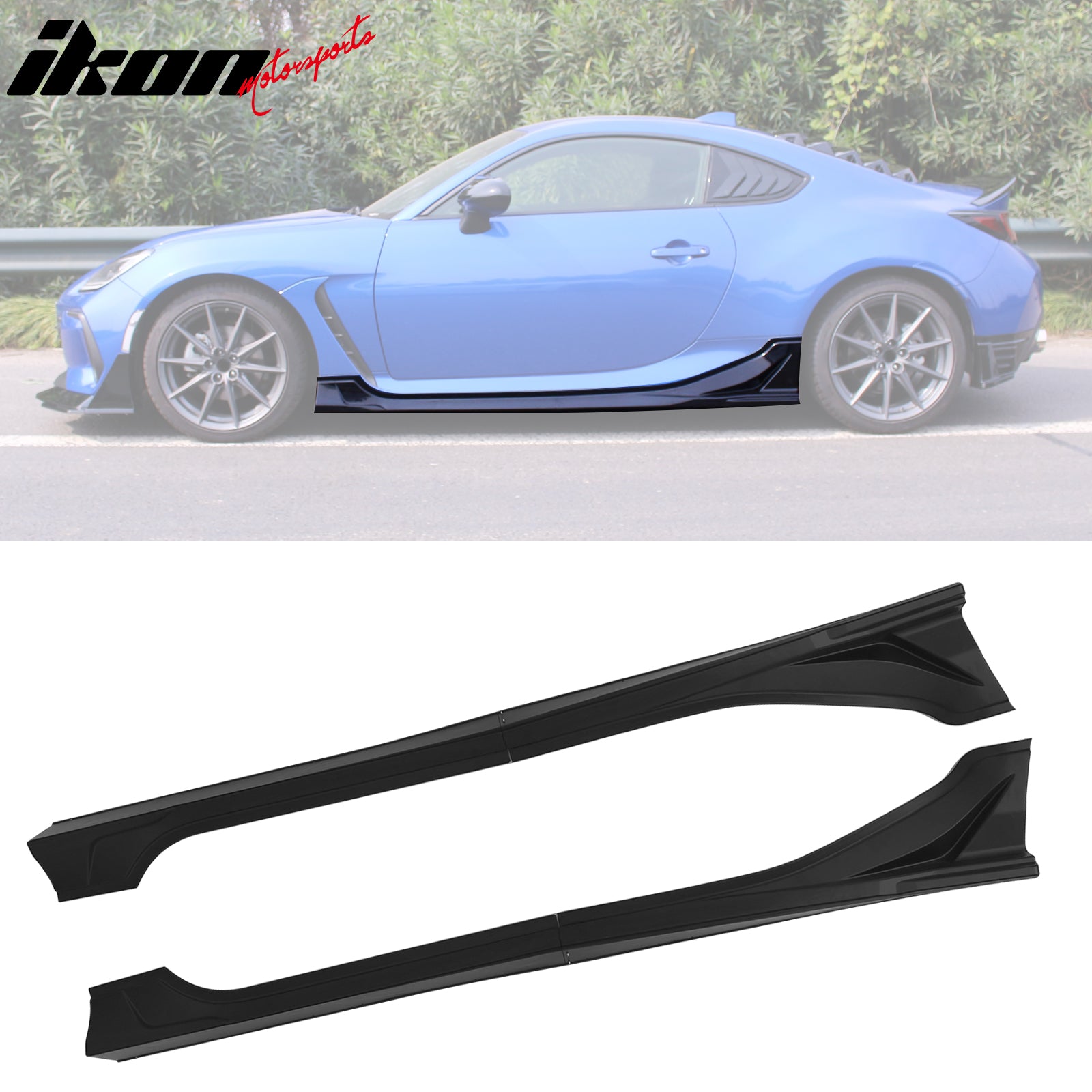 Fit 22-26 Toyota GR86/Subaru BRZ JDM Style 4PC Side Skirts PP