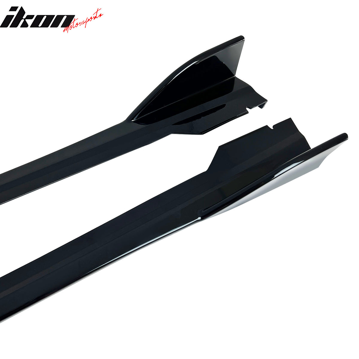 Fits 22-24 Subaru WRX 5th Gen Gloss Black Side Skirts Extension Rocker Panel 4PC