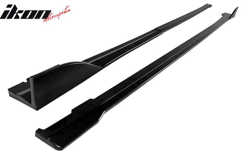 2022-2024 Subaru WRX D Style Matte Black Side Skirts Extensions 4PCS