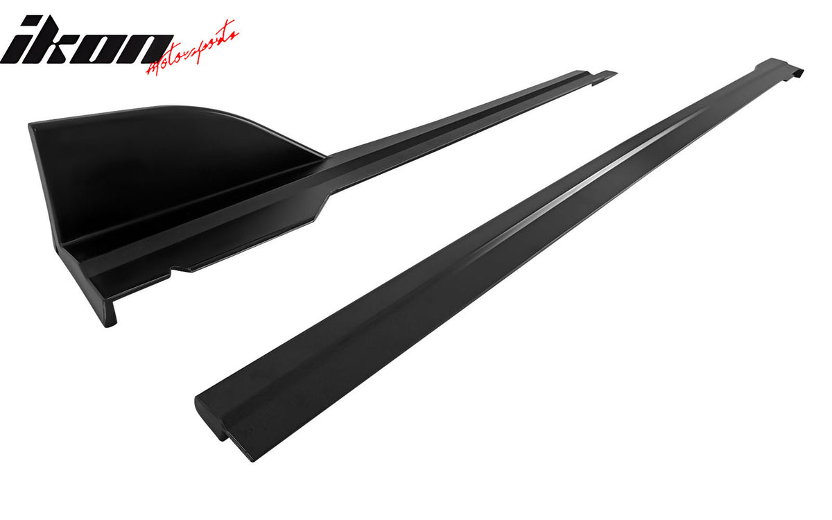 Fits 22-24 Subaru WRX 5th Gen Matte Black Side Skirts Extension Rocker Panel 4PC