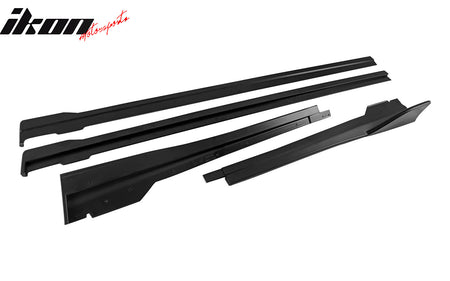 Fits 22-24 Subaru WRX 5th Gen Matte Black Side Skirts Extension Rocker Panel 4PC