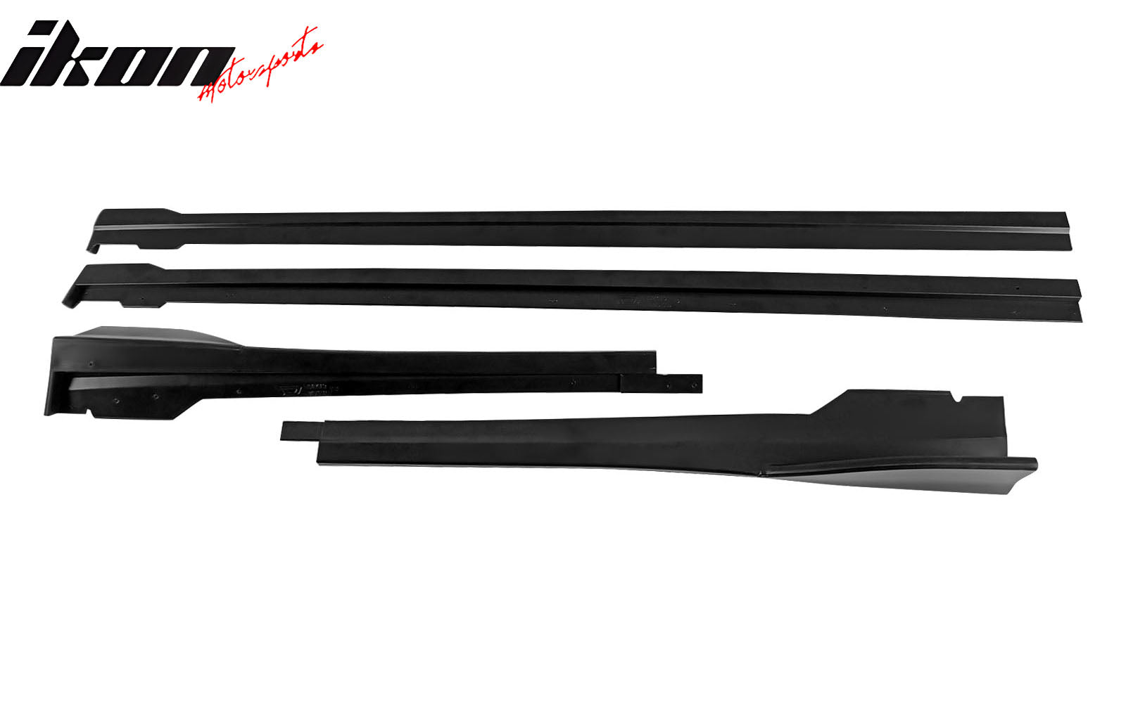 Fits 22-24 Subaru WRX 5th Gen Matte Black Side Skirts Extension Rocker Panel 4PC