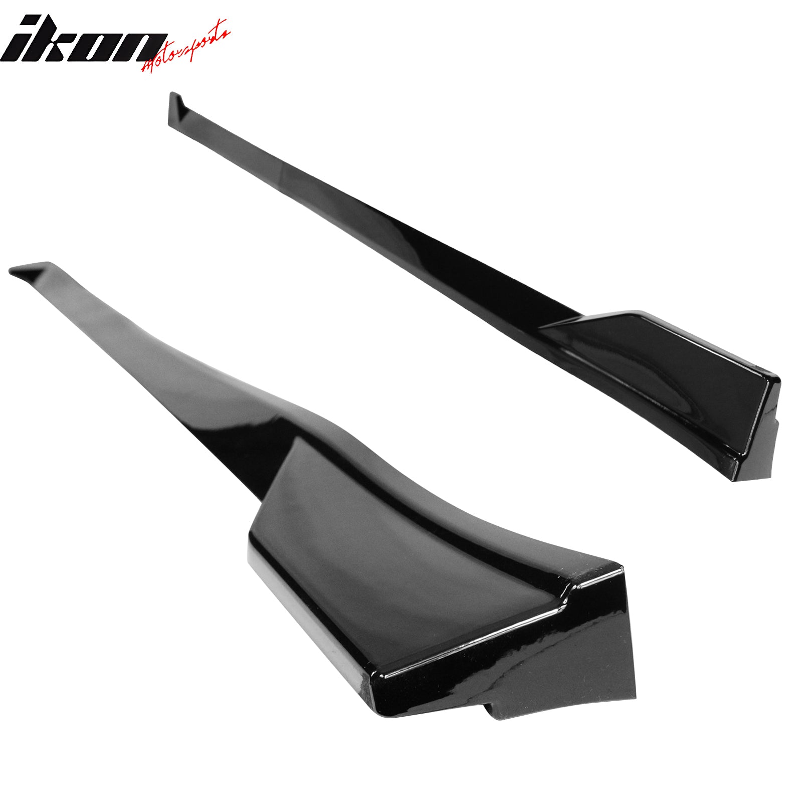 Fits 25-Up Toyota Camry SE XSE Side Skirts TRD Rocker Panel Lip Gloss Black PP