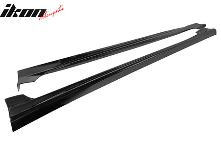 Fits 19-24 Toyota Corolla E210 Hatchback M Side Skirts Rocker Panel Matte Black