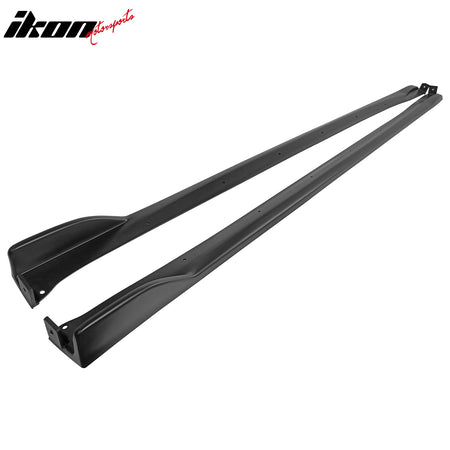 Fits 19-24 Toyota Corolla E210 Hatchback T Style Matte Black Side Skirts Rocker