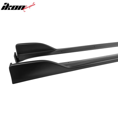 Fits 19-24 Toyota Corolla E210 Hatchback T Style Matte Black Side Skirts Rocker