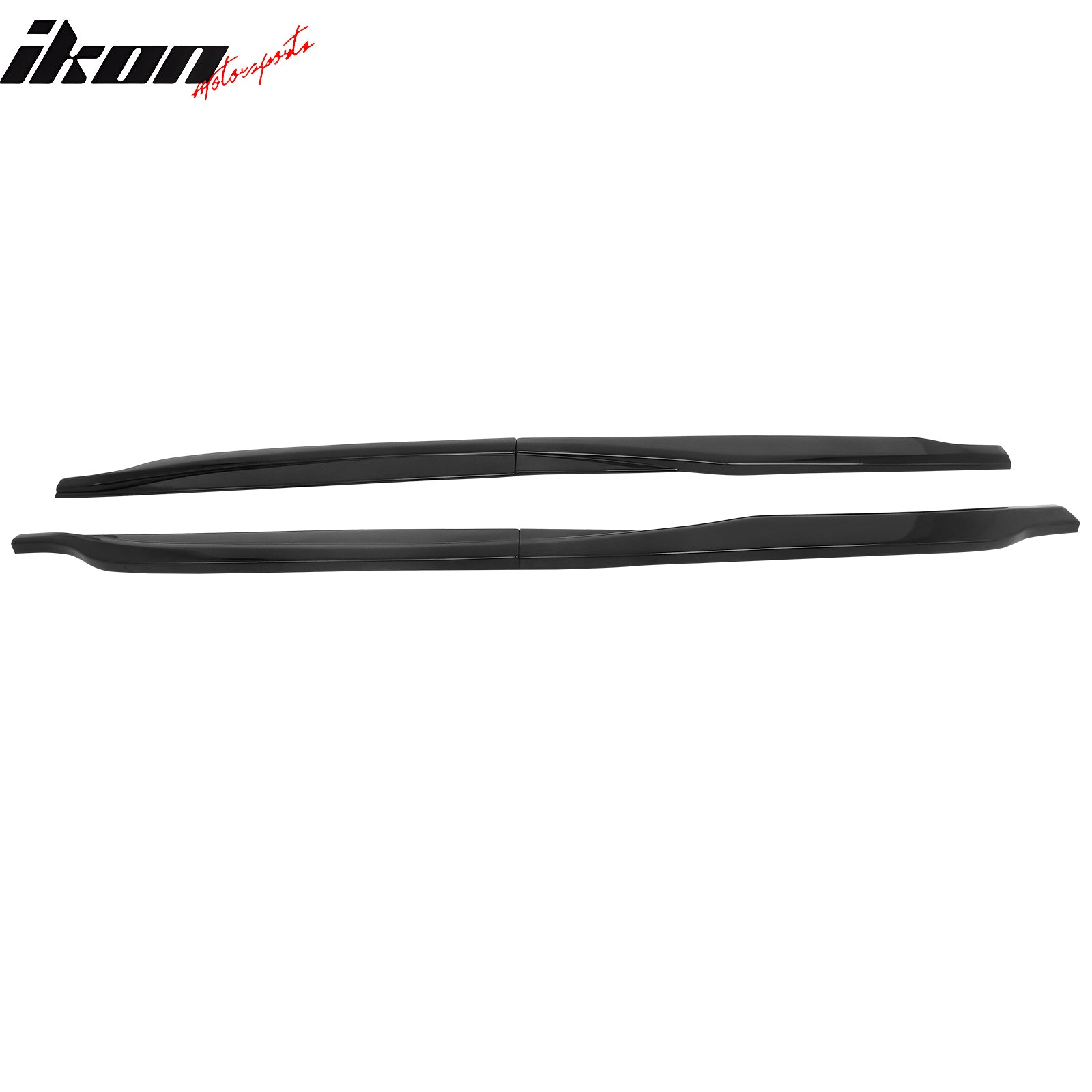 For 23-26 Toyota Prius AR Style Side Skirt Extension Molding Lip ABS Gloss Black