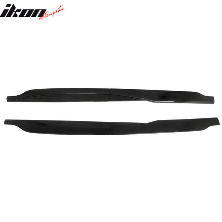 For 23-26 Toyota Prius AR Style Side Skirt Extension Molding Lip ABS Gloss Black