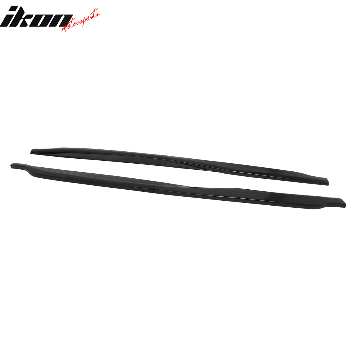 For 23-26 Toyota Prius AR Style Side Skirt Extension Molding Lip ABS Gloss Black