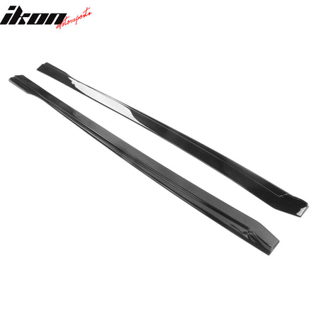 Fits 20-23 Toyota GR Supra A90 IKON Style 2PCS Side Skirts Panel PP Matte Black