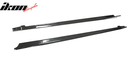 Fit 20-24 Toyota GR Supra A90 A91 MK5 MZ Speed Side Skirts Gloss Carbon Fiber CF