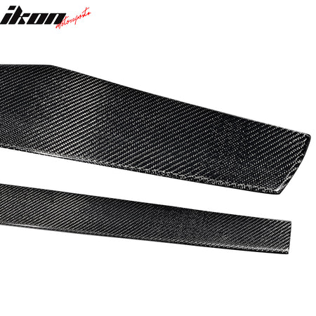 Fits 05-10 Scion tC 77.5 Inch 2PCS Side Skirts Extension Panel Carbon Fiber CF