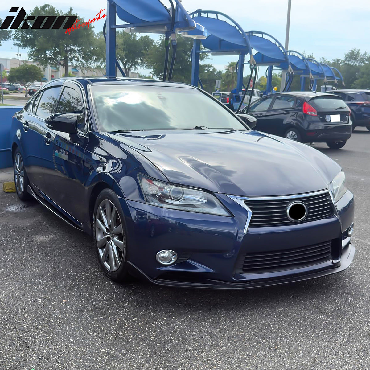 Fits 13-20 Lexus GS F Sport Side Skirts Panel Extension Matte Black Pair - PP