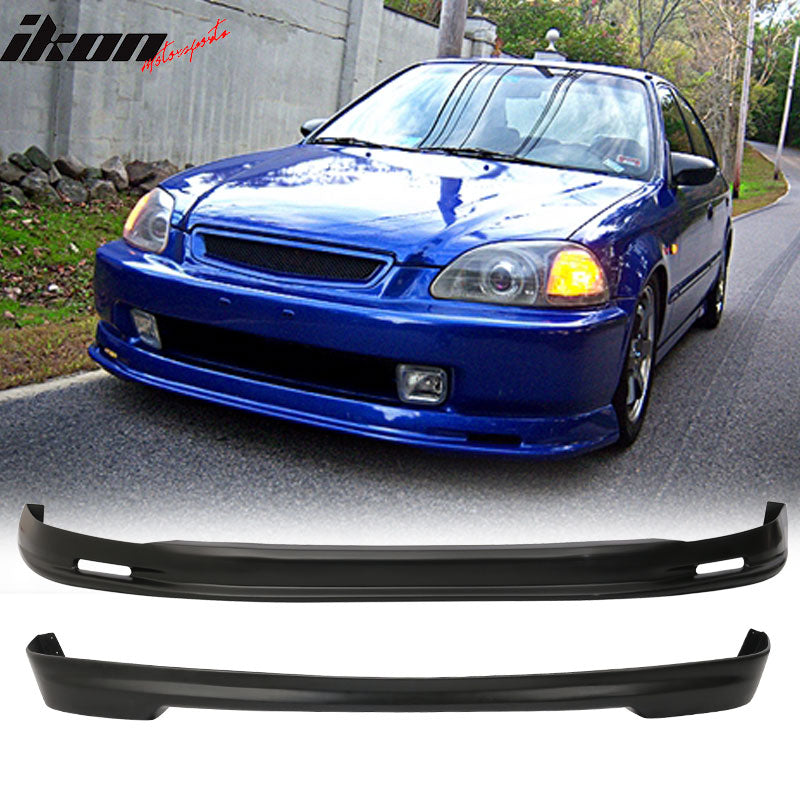 Fits Honda Civic 96-98 3Dr Mugen PP Front + Rear Bumper Lip Spoiler