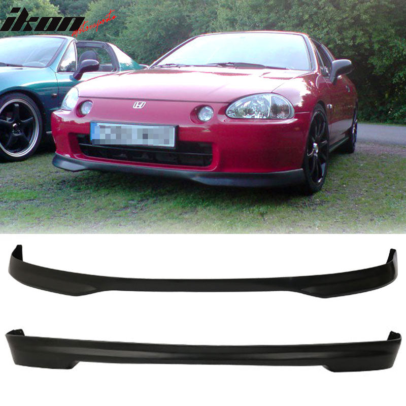 Fits 96-98 Honda Civic 3Dr T-R Front Lip Spoiler + Rear Bumper Lip